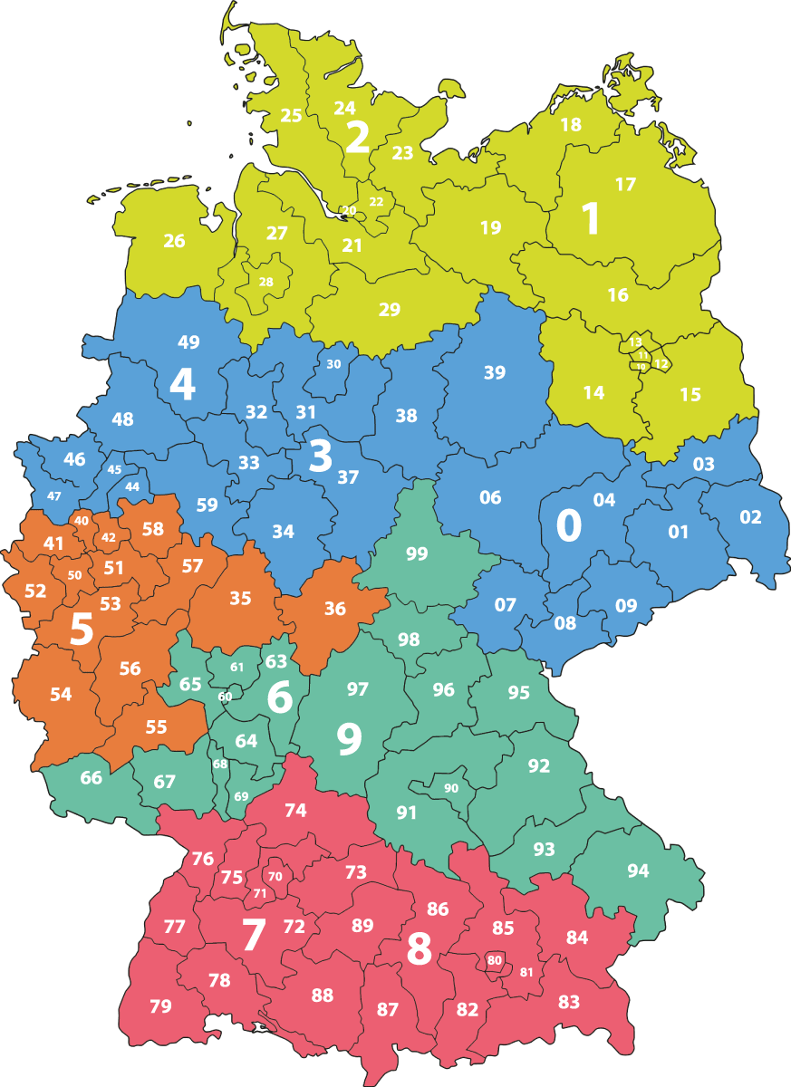Verkaufsgebiete Costenoble Außendienst Costenoble Verkaufsgebiete Deutschland