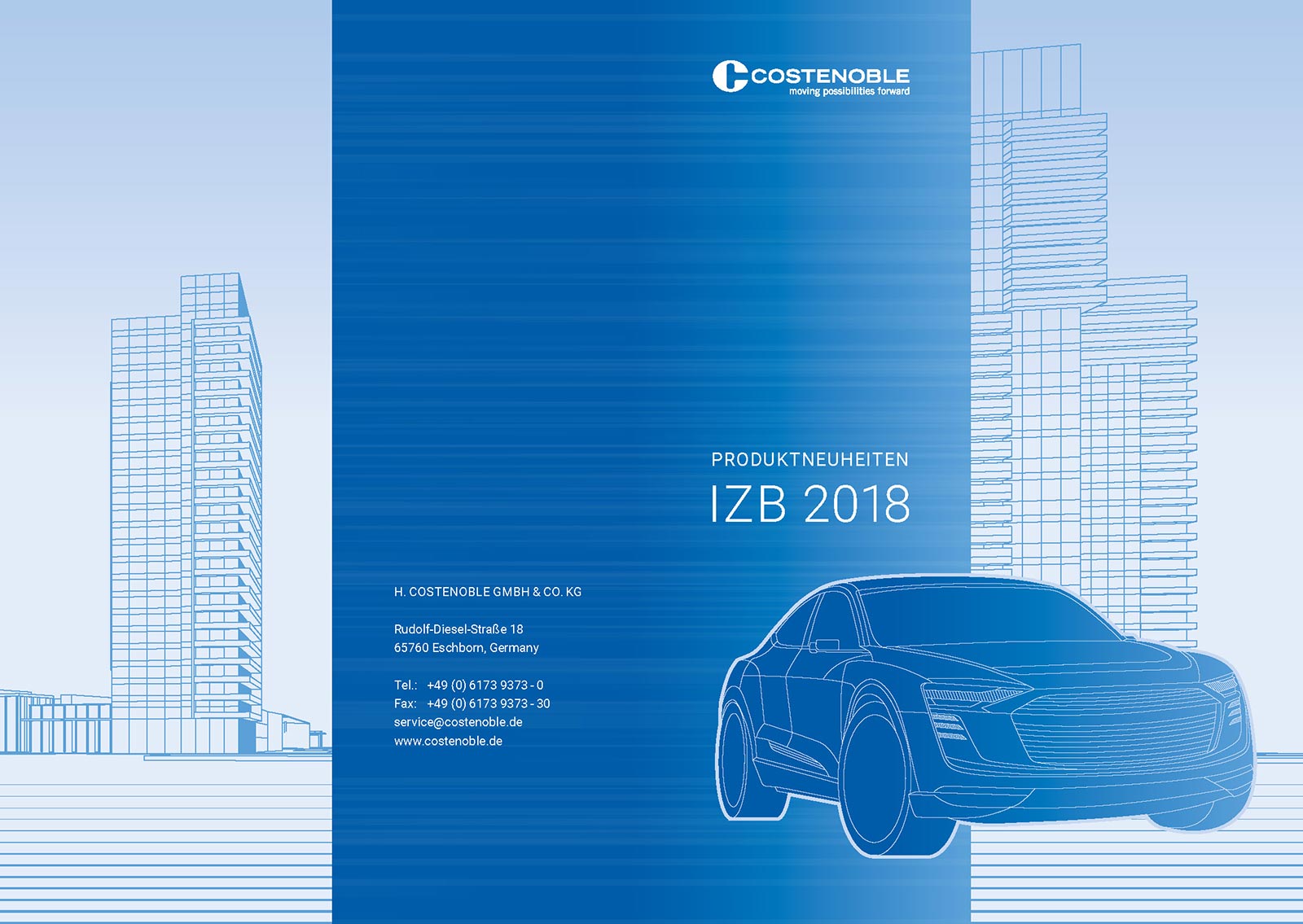 Cover Produktneuheiten - H. Costenoble auf der IZB 2018 in Wolfsburg