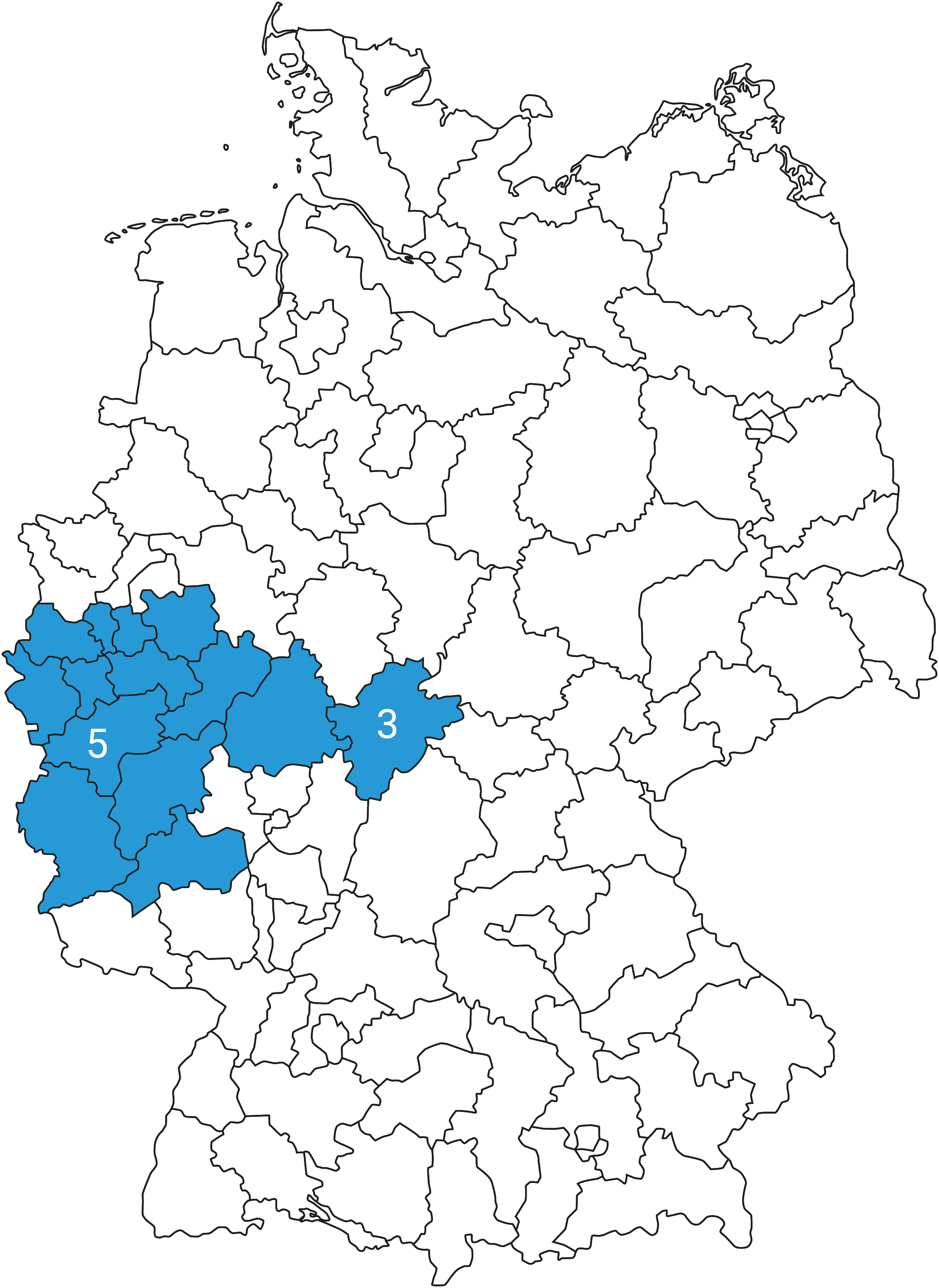 Verkaufsgebiete Costenoble Außendienst EM Costenoble Verkaufsgebiete Deutschland