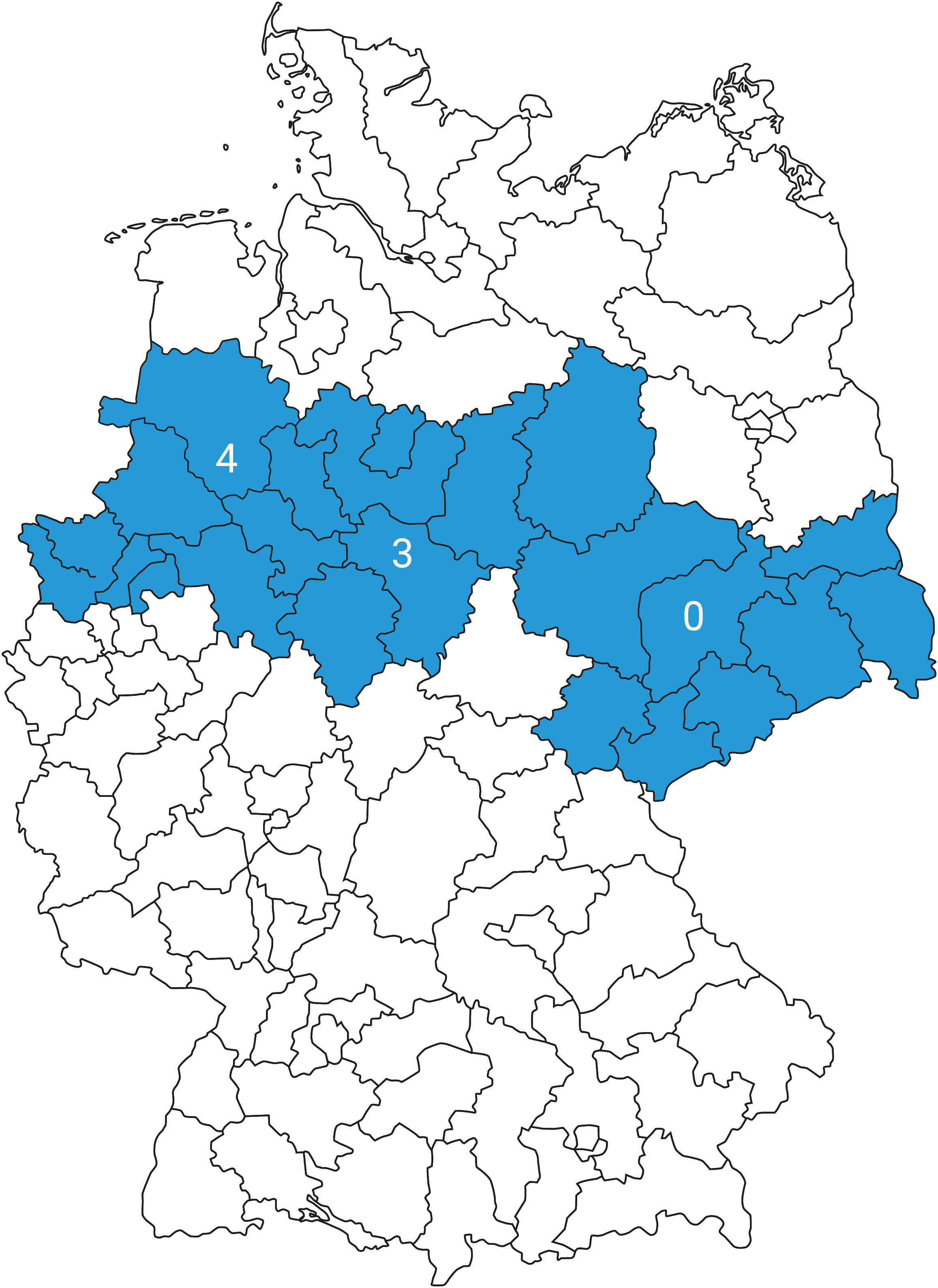 Verkaufsgebiete Costenoble Außendienst MS Costenoble Verkaufsgebiete Deutschland