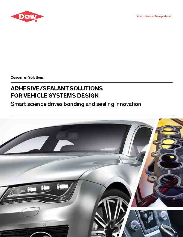Dow - Broschüre - Adhesive Sealant Solutions for Vehicle System Design Selection Guide - Ttitle